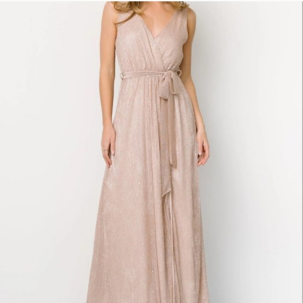Baltic Born Helen Tank Sequin Sparkle Bridesmaid Formal Cocktail Maxi Dress XXXL